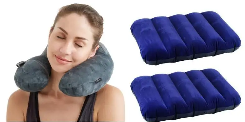 Travel Essentials - Inflatable Pillow Flight Pillow for Neck