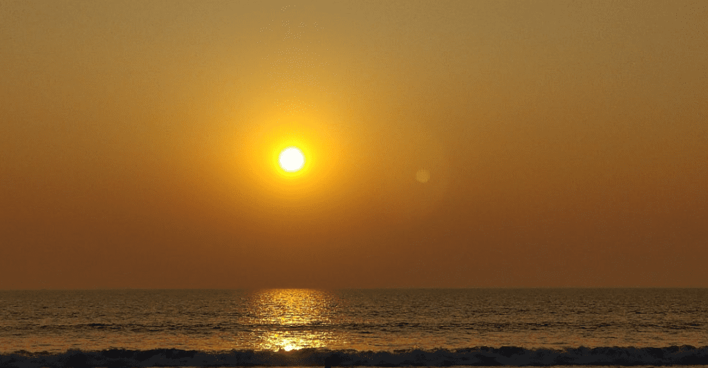 Sunset at PALOLEM BEACH